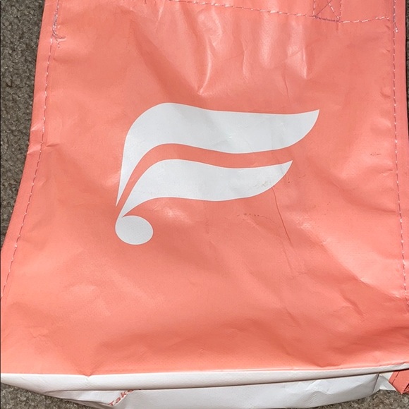 Fabletics peach reusable shopping bag - Picture 2 of 3